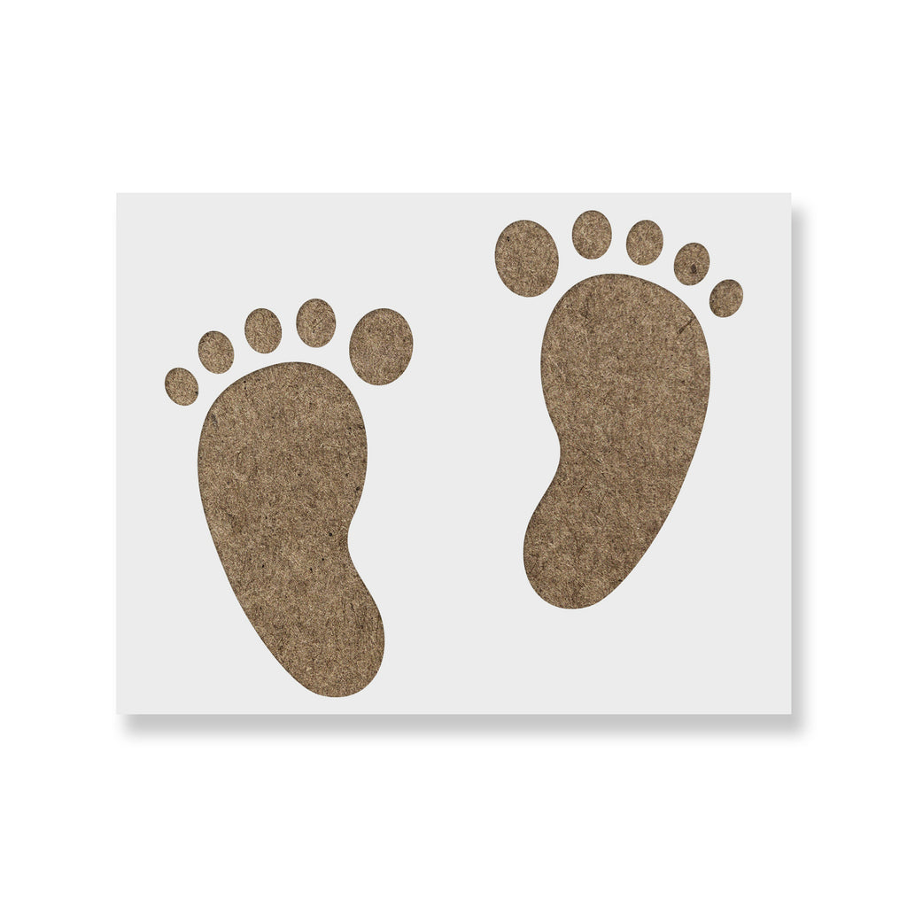 baby footprint outline clip art