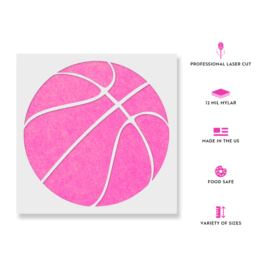 Basketball Circle Stencils