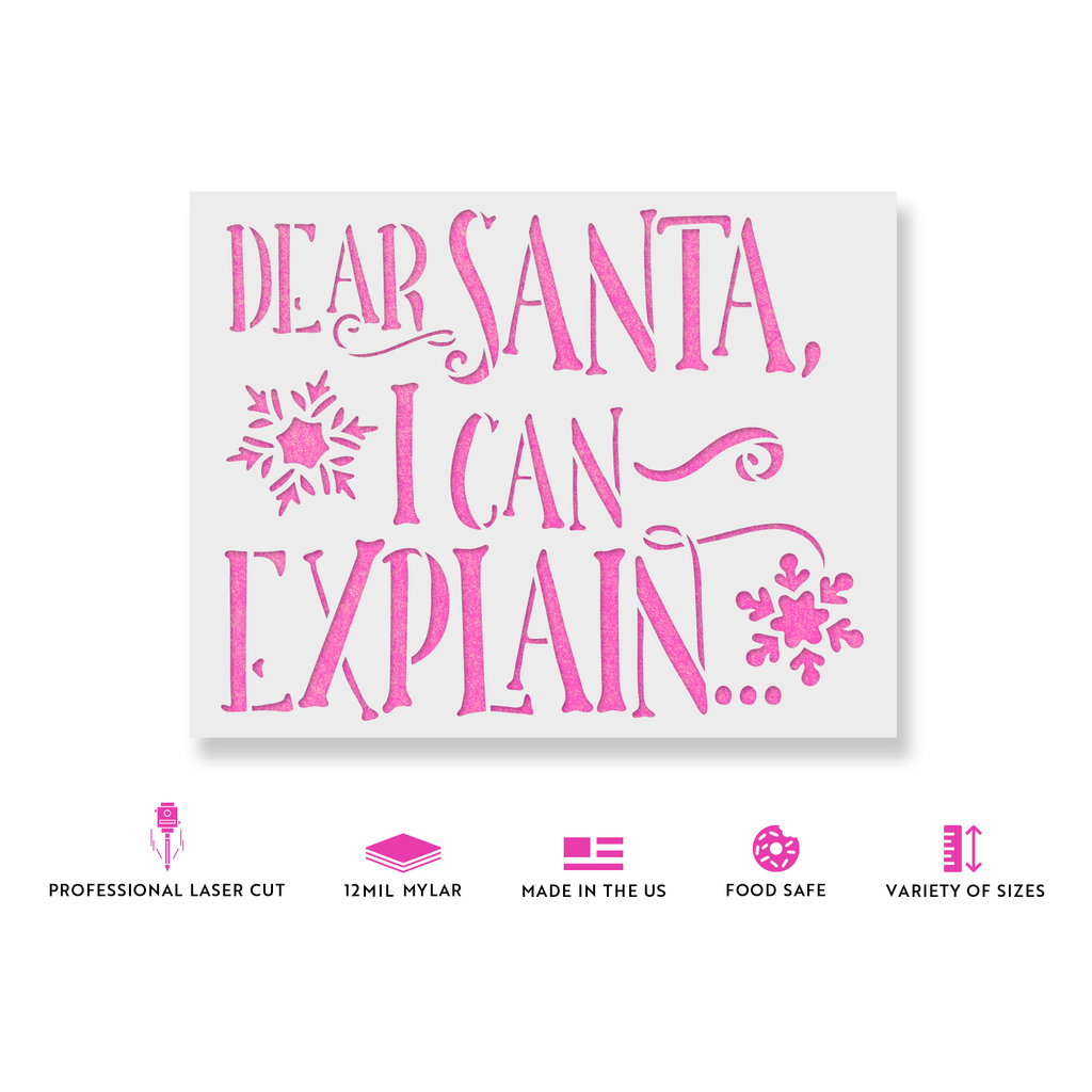 dear santa i can explain