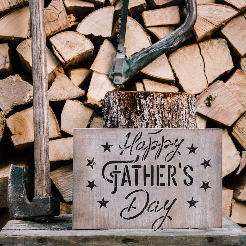 Next Level Dad Stencil  Father's Day Stencils - bakeartstencils