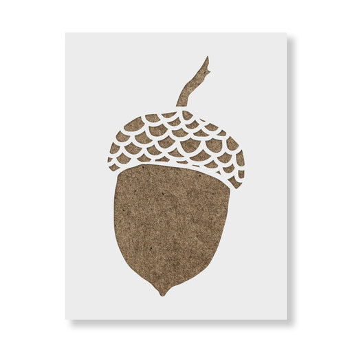 Acorn Stencil