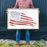 American Flag Rugged Stencil