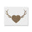 Antlers & Heart Stencil