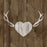 Antlers & Heart Stencil