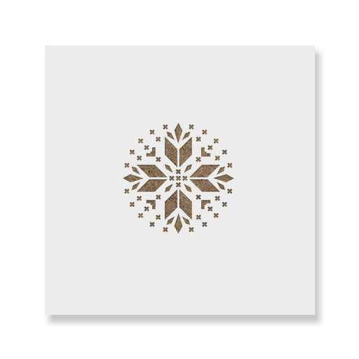 Arrow Cross Christmas Ornament Stencil