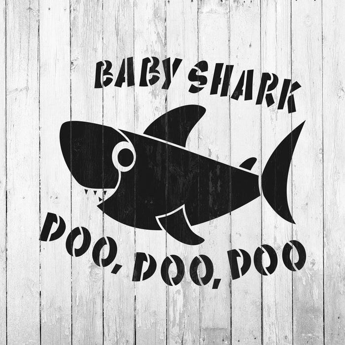 Baby Shark Stencil