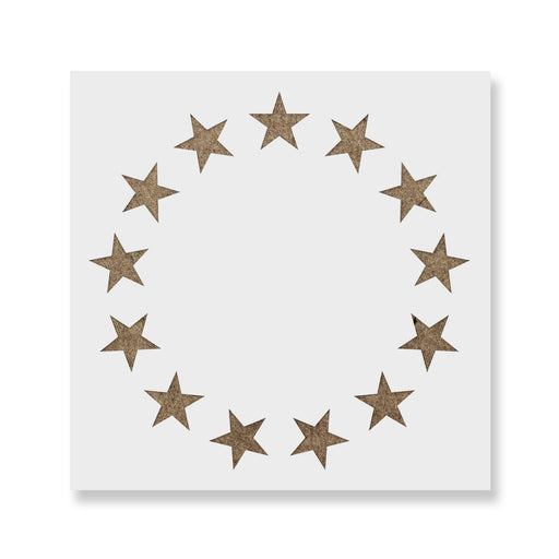 Betsy Ross Stars Stencil