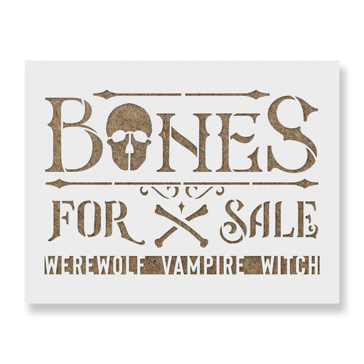 Bones For Sale Stencil