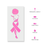 Breast Cancer Ribbon Dress Stencil