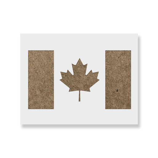 Canadian Flag Stencil