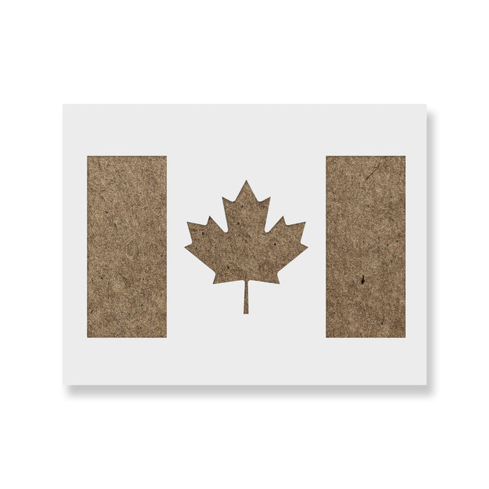 Canadian Flag Stencil