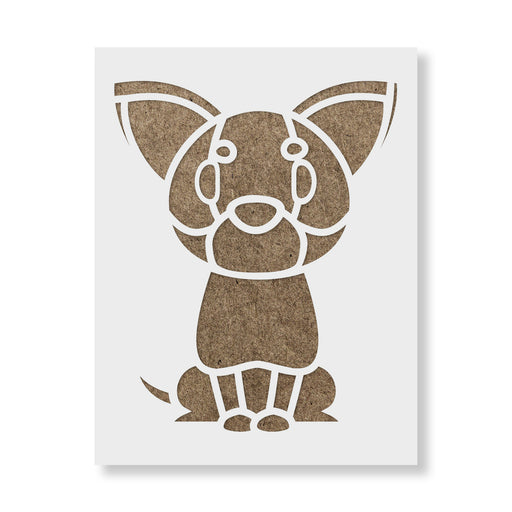 Cartoon Chihuahua Stencil