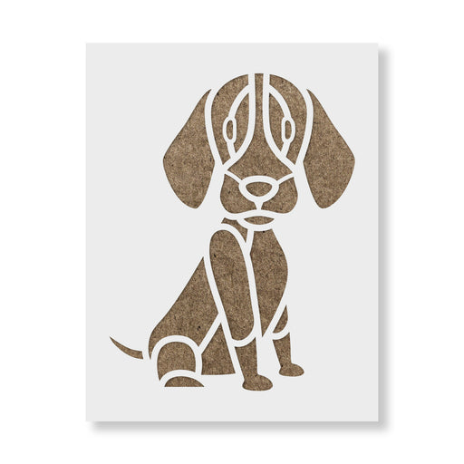 Cartoon Irish Setter Stencil