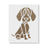 Cartoon Irish Setter Stencil