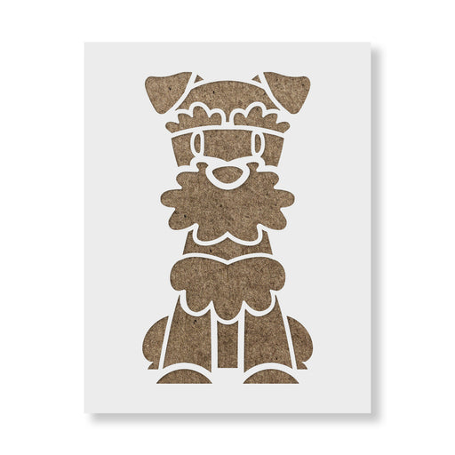 Cartoon Scottish Terrier Stencil