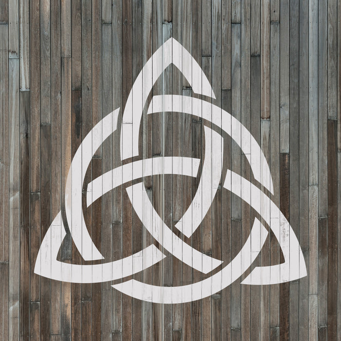 Celtic Triquetra Knot Stencil