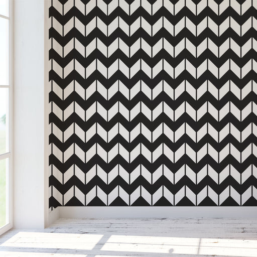 Chevron Horizontal Stencil