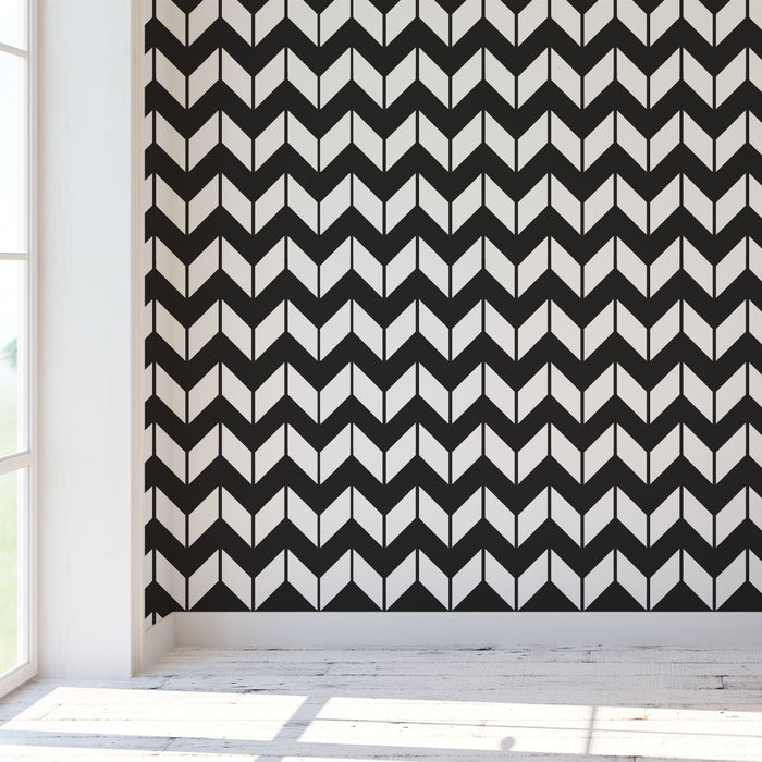 Chevron Horizontal Stencil