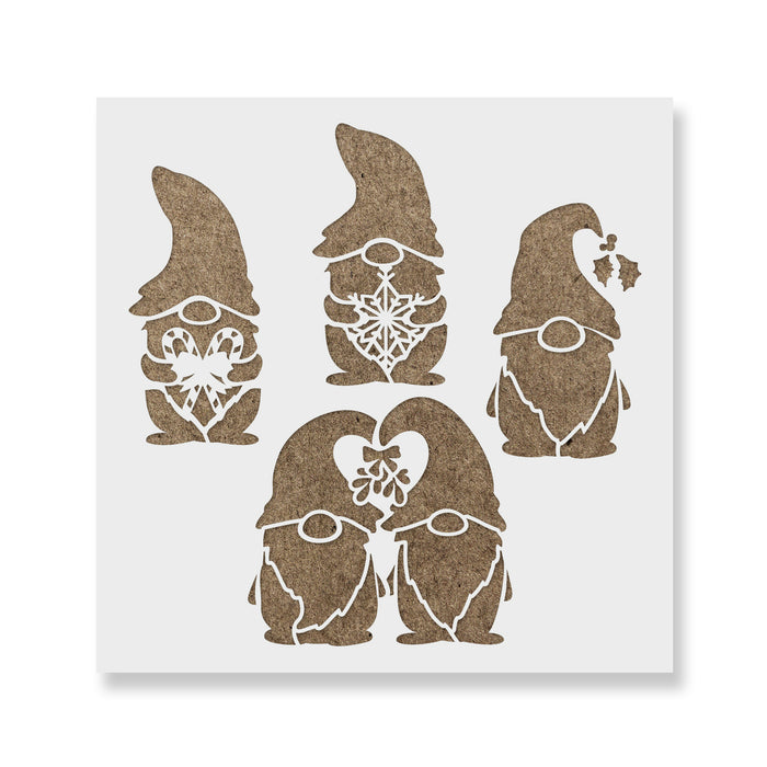 Christmas Gnomes Stencil