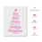 Christmas Tree Words Stencil