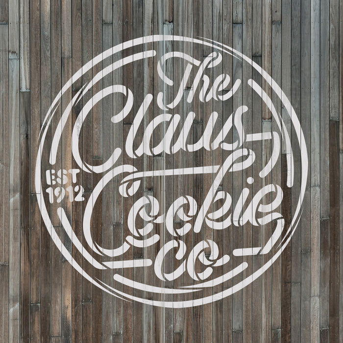 Clause Cookie Co Stencil