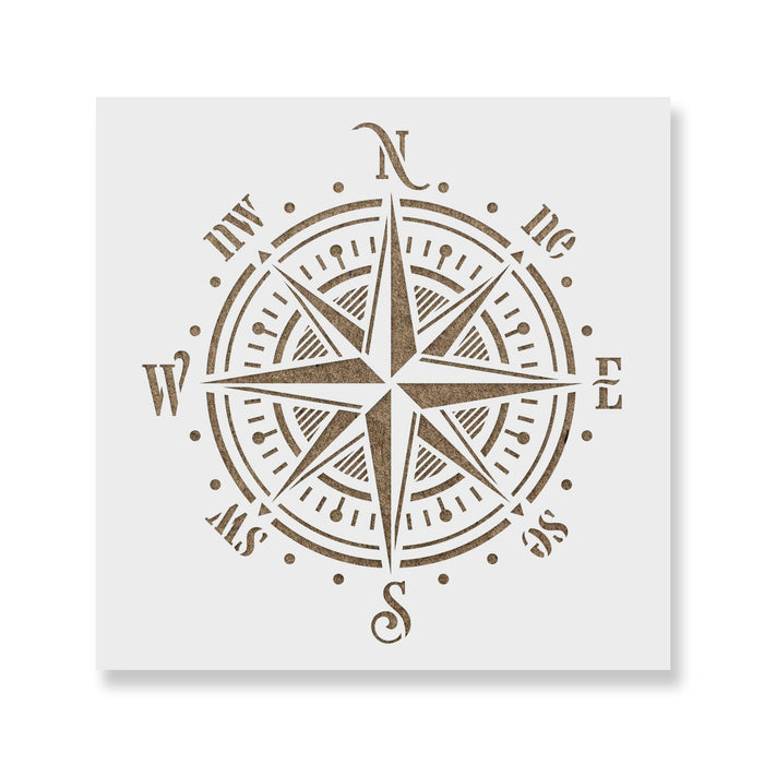 Compass Rose Stencil