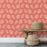 Coral Pattern Wall Stencil