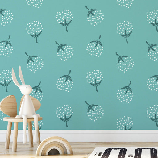 Cotton Pattern Wall Stencil