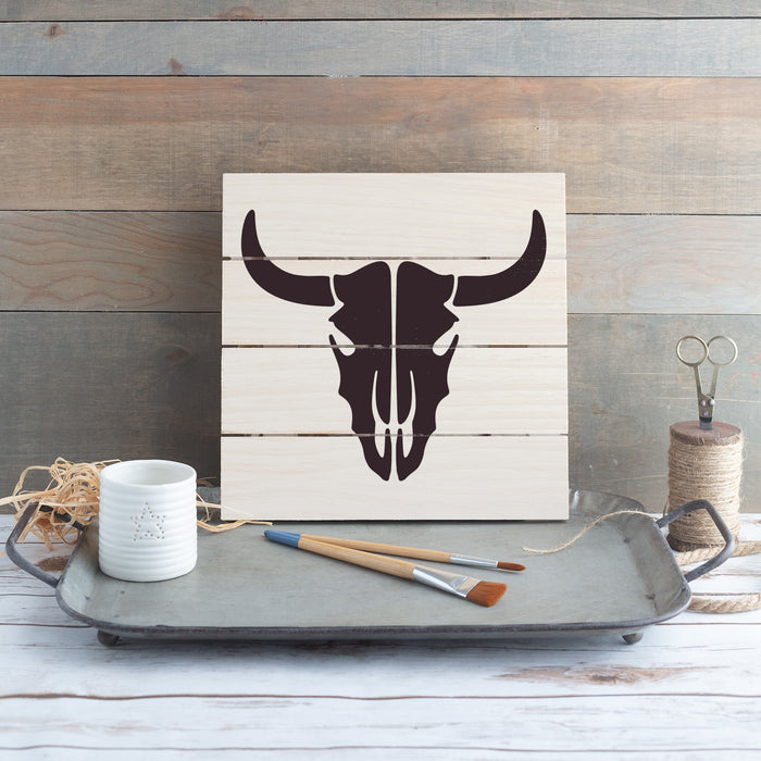 Cow Skull Stencils - Stencil Revolution