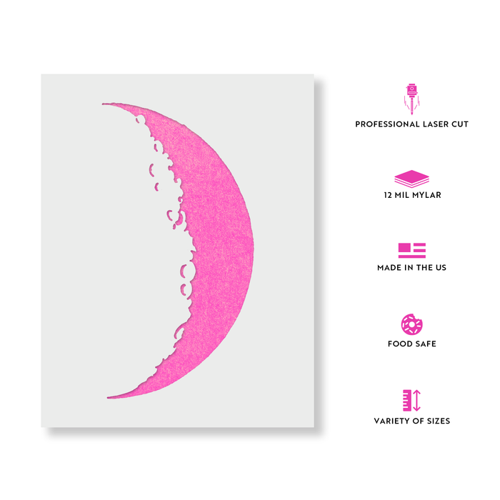 Crescent Moon Stencil