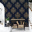 Damask Pattern Wall Stencil