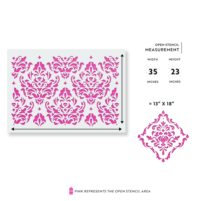 Damask Stencil