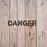 Danger Sign Stencil