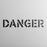 Danger Sign Stencil