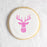 Deer Head Cookie Stencil