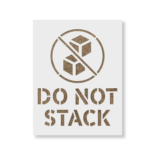 Do Not Stack Stencil