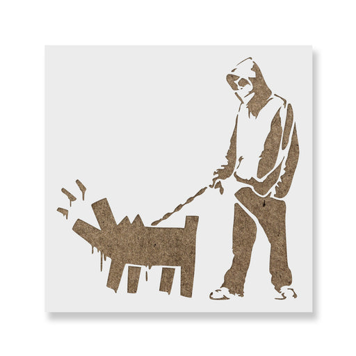 Dog Bark Banksy Stencil