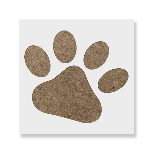 Dog Paw Stencil