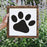 Dog Paw Stencil