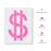 Dollar Sign Stencil