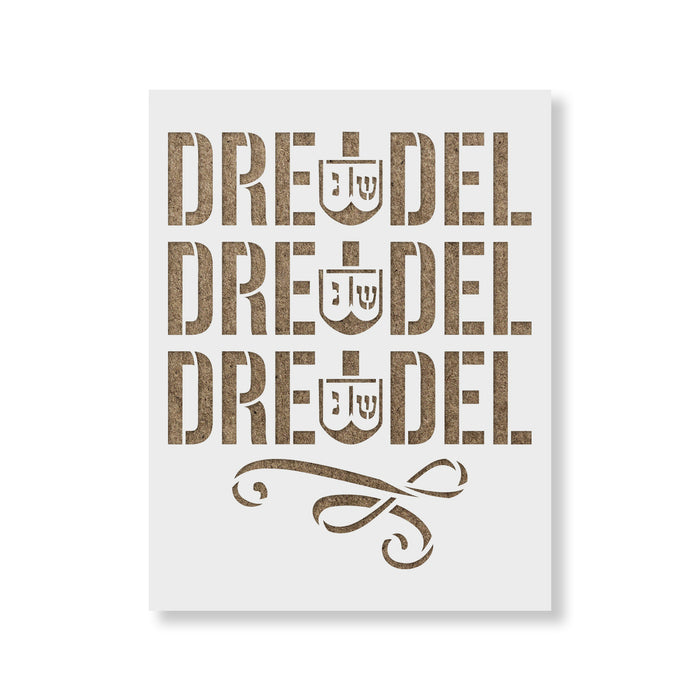 Dreidel Dreidel Dreidel Stencil