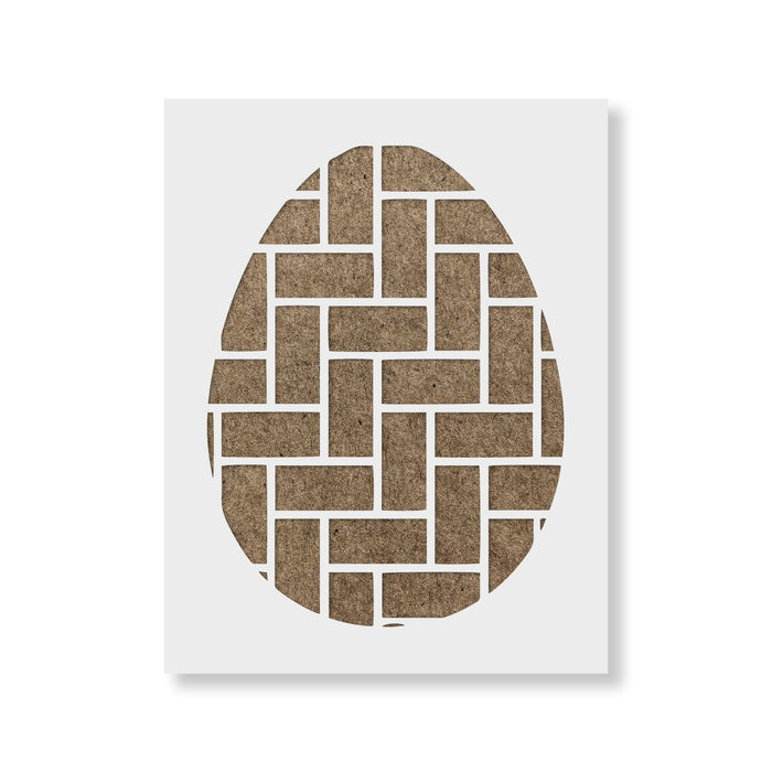 Easter Egg Blocks Stencil