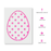 Easter Egg Polka Dots Stencil