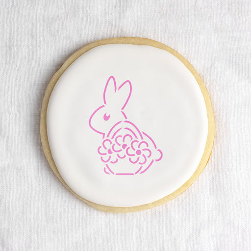 Easter Rabbit Cookie Stencil