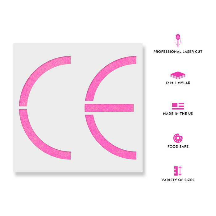 European Conformity Stencil