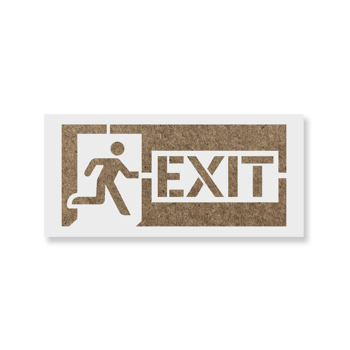 Exit Sign Stencil