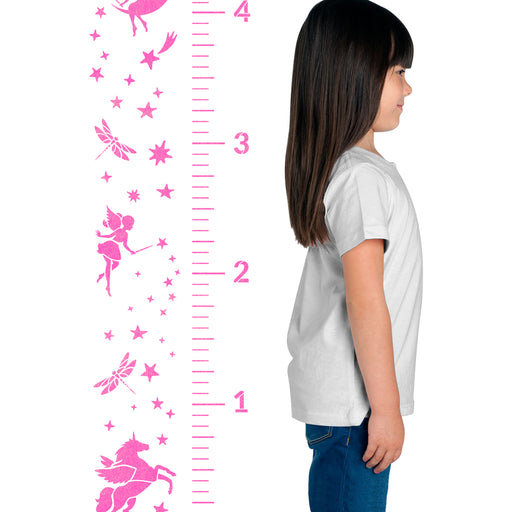 Fairy Unicorn Growth Chart Stencil