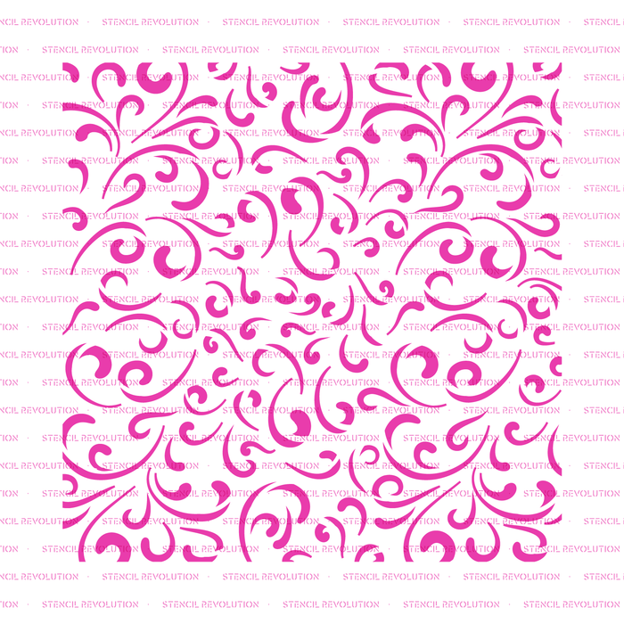 Fancy Pattern Cookie Stencil