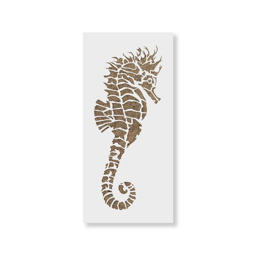 Fancy Seahorse Stencil