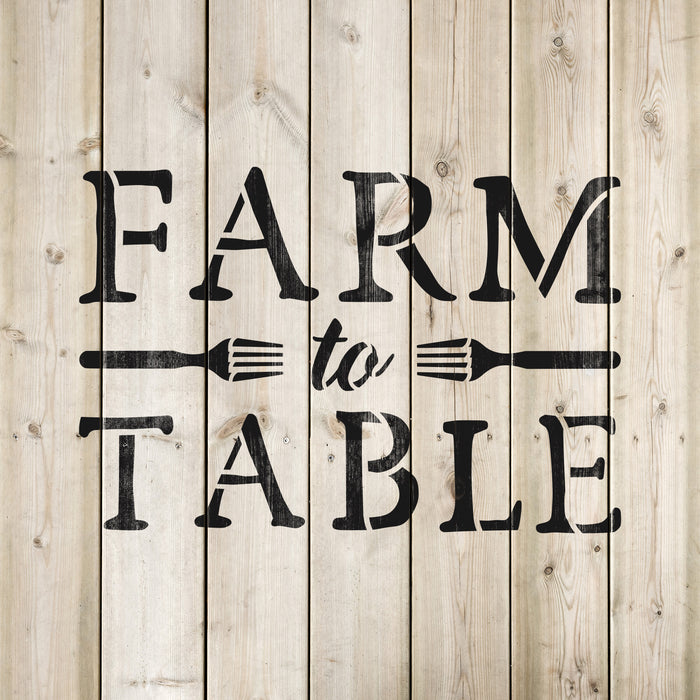 Farm To Table Stencil